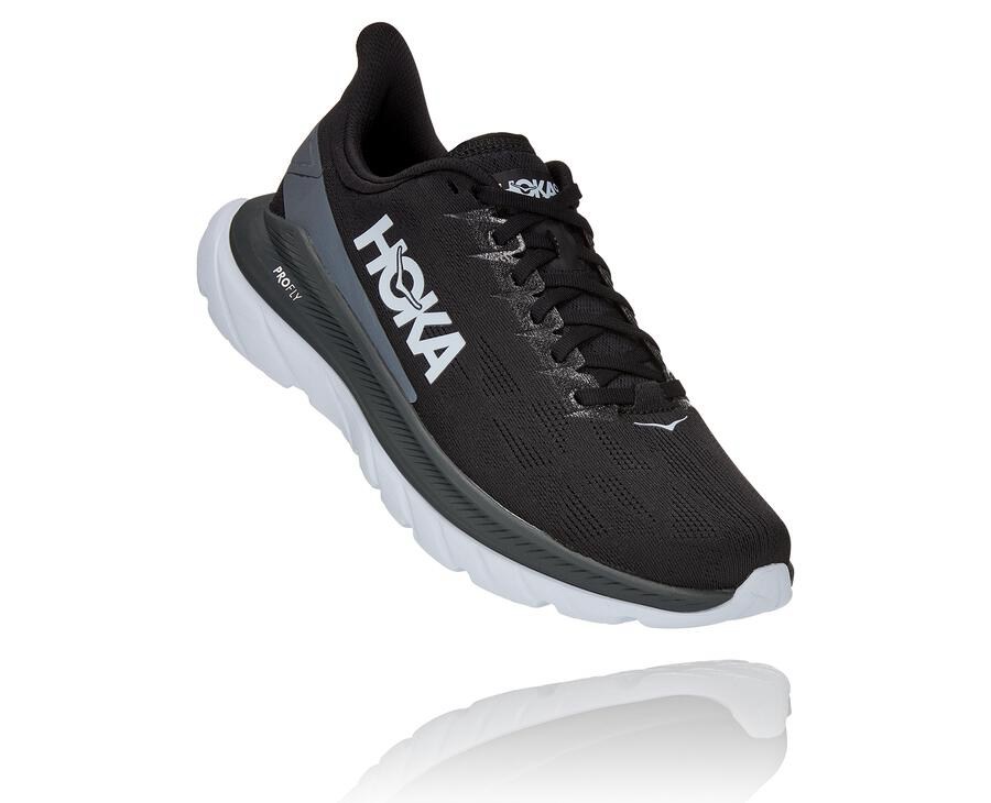 Tenis Hoka One One Masculino Pretas/Branco - Mach 4 - 592-ADMIZG